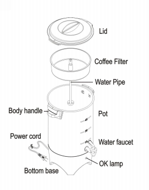 water boiling bucket